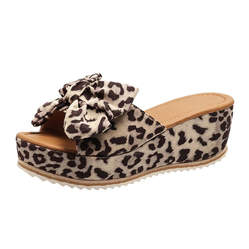 Sandales d'été compensées à semelle intérieure en PU tendance pour femmes, grande taille, vente en gros