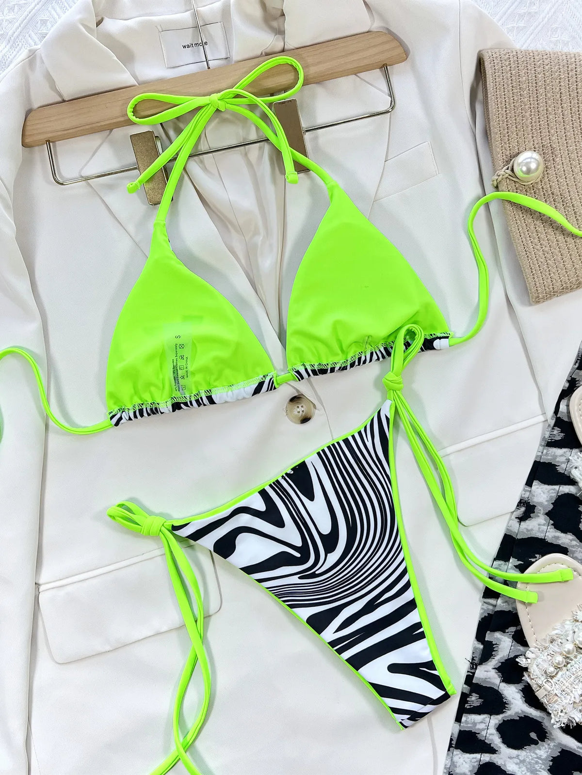Cikini 2024 Bikini-Bademode schnelltrocknend XL Badeanzug sexy einfarbig für Erwachsene Großhandel
