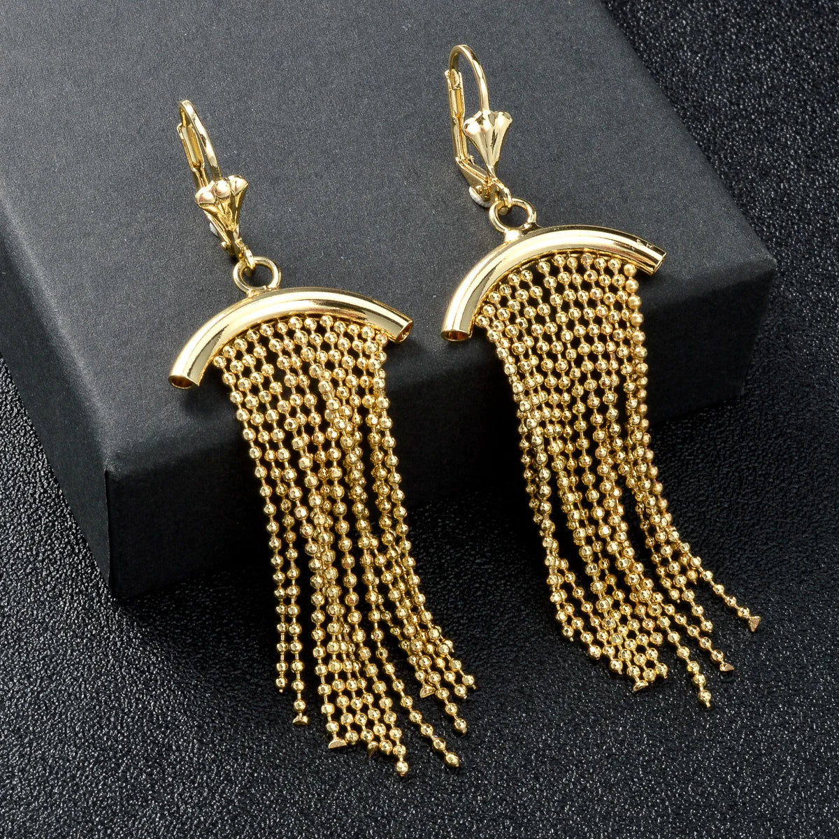 Ensemble de bijoux quatre pièces pour femme, pendentif gland perlé en forme de Y, rétro géométrique, élégant collier pour banquets
