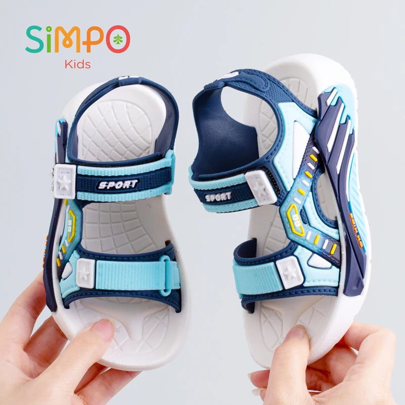 Sommersandalen für Kinder, lässige Strandschuhe mit weicher Sohle für Grundschüler Jungen und Mädchen (Unisex)