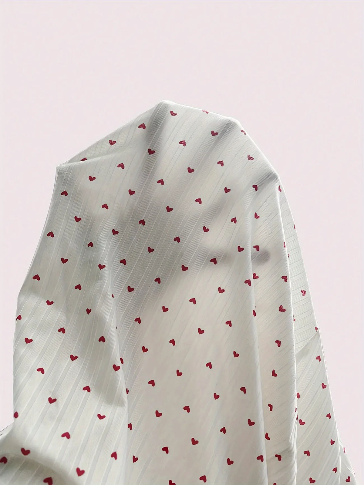 Camicia da Notte da Donna con Stampa Cuori, Vestito da Notte con Bordo in Pizzo, Canotta Senza Maniche con Scollo a V, Vestibilità Aderente a Costine, Pigiama Estivo Sexy