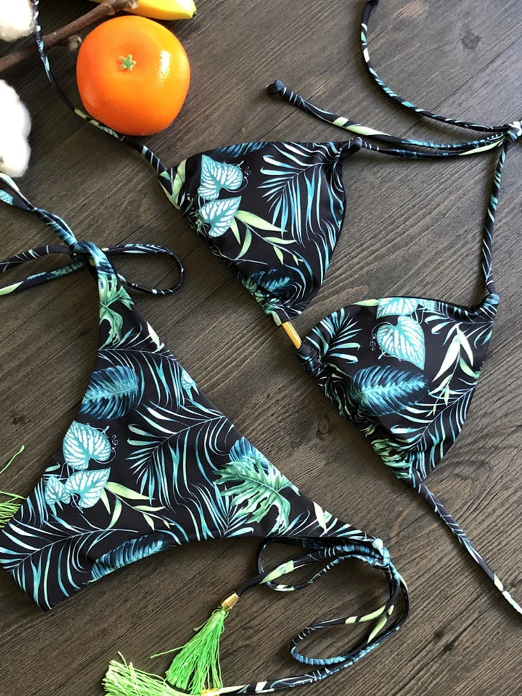RUOTONGSEPT 2022 Sexy Micro Bikinis Swimwear Women Push-up Swimsuit Bathing Suit Bandage Beach Wear Brazilian Biquini Bikini Set