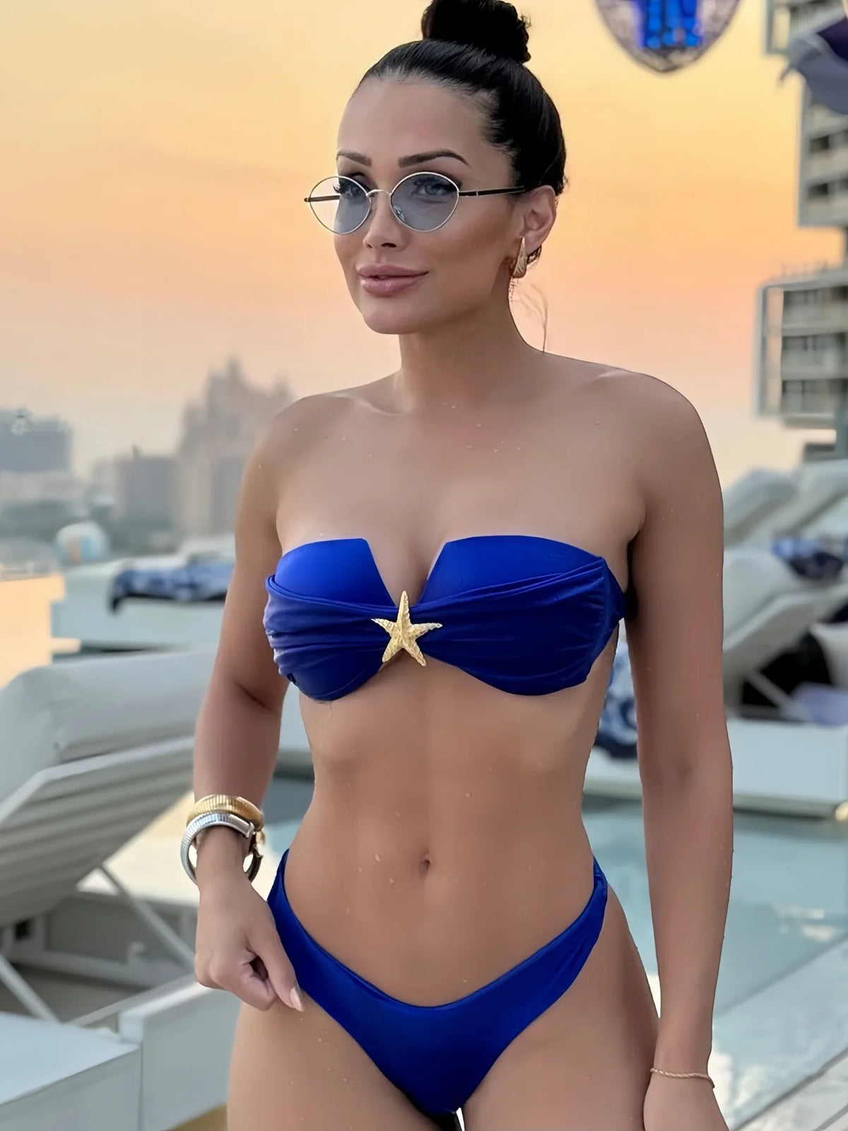 Bikinis Push Up 2025 Maillot de Bain Femme Sexy Maillot de Bain Femme Tanga Patchwork Bikini Ensemble Maillot de Bain Biquini Maillots de Bain
