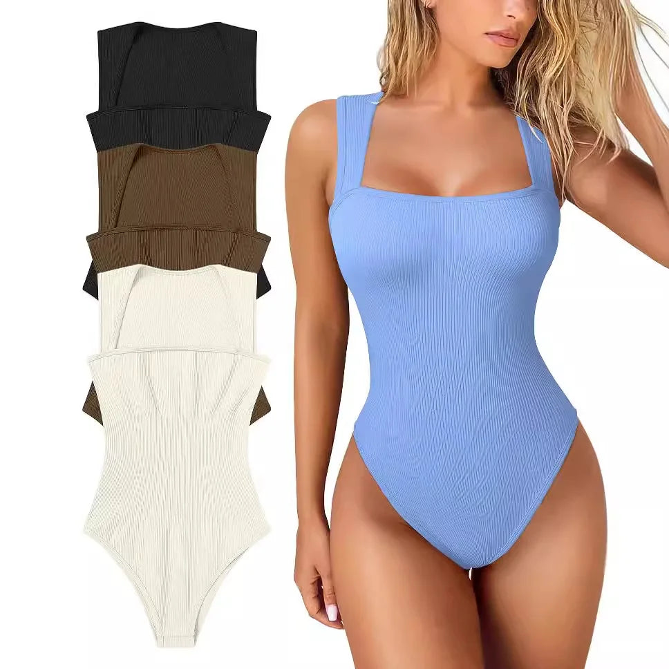 Custom Logo Women's Summer Sexy Vintage Quick Dry Activewear Beach Holiday Elastic Sleeveless Tight Sweatshirt