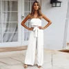 Neue Damen-Sommer-Freizeit-Einteiler, ärmellos, Trägertop, weites Bein, lange Hose