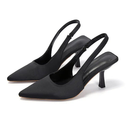 Sandales unies à talons hauts Nouveaux escarpins à bout pointu Escarpins à talons aiguilles pour femmes