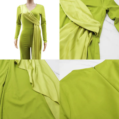 Cy9007 Fashion Ladies Elegant Slim-fit Jumpsuit Solid Color Jumpsuit Slim Fit Single Shoulder Wide Leg Pants for Women