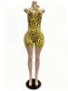 Summer Clothing Dot Printed Boutique Vendors Sexy Halter Collar Short Jumpsuit Custom logo Jumpsuit for Women