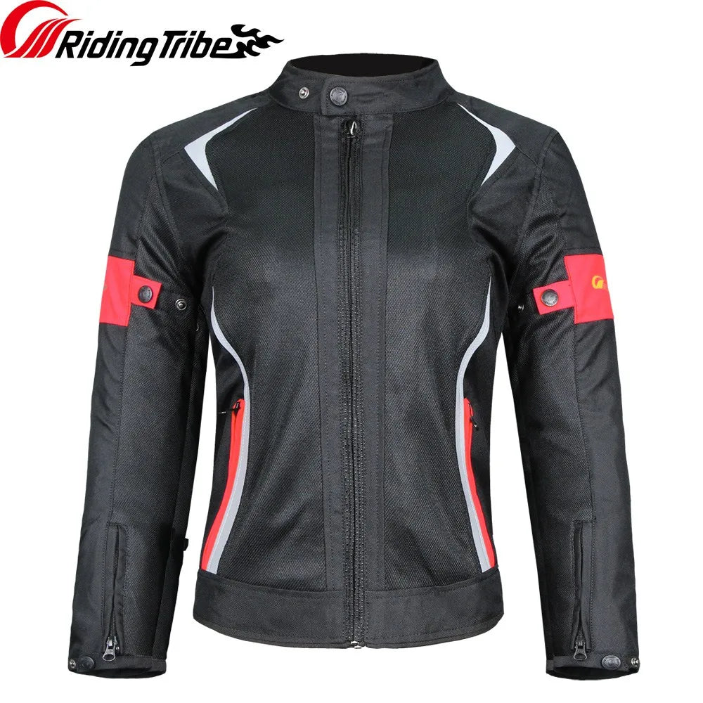 Giacca invernale da moto da donna abbigliamento da equitazione impermeabile caldo tuta di sicurezza per il corpo da corsa equipaggiamento protettivo e fodera incorporati JK-64