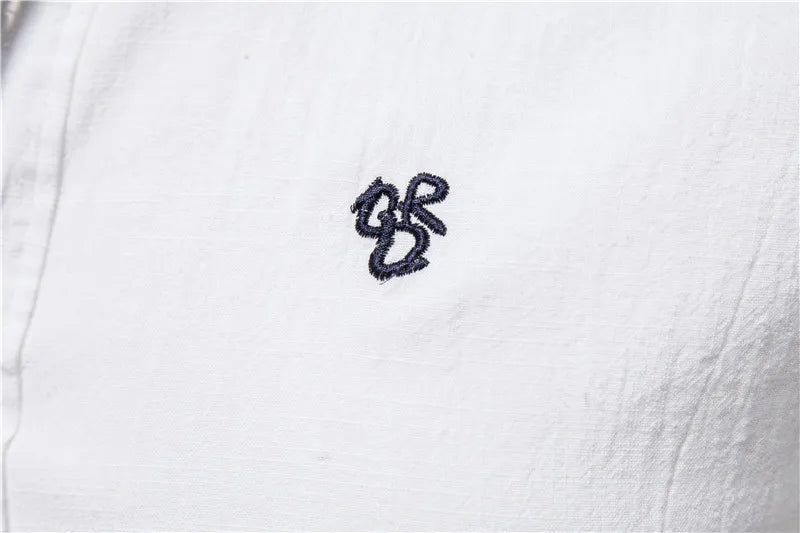 AIOPESON 100% cotone camicia sociale da uomo tinta unita manica lunga camicia di marca di alta qualità per uomo primavera stand camicie da uomo casual