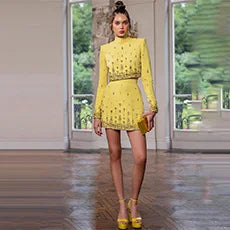 Combinaison moulante sexy à plumes pour femme, nouvelle collection printemps-été Europe et États-Unis