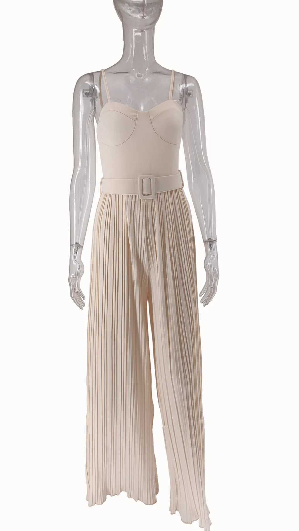 Liu Ming Herbst Winter Damen Sexy Neues Produkt Rückenfrei Locker Lässiger Playsuit Weiblicher Plissierter Overall Weiter Bein Jumpsuit