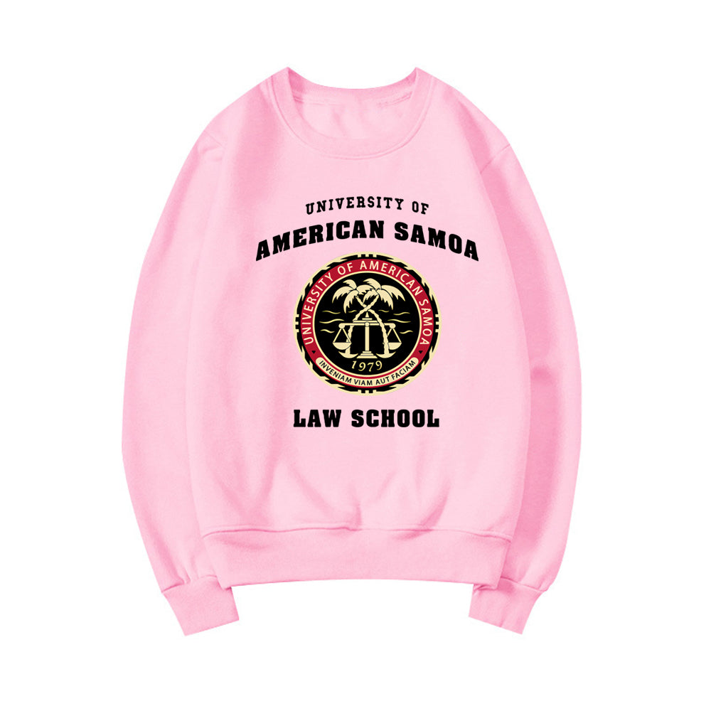 Felpa della scuola universitaria di Samoa americana, girocollo, pullover unisex, felpe con cappuccio grafiche, felpe streetwear da donna