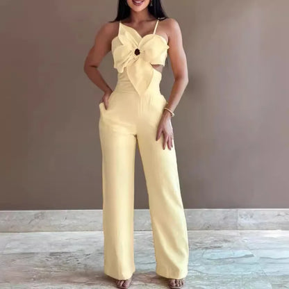 Großhandel Boutique 2026 Sommer Europäische und Amerikanische Mode Lässiger einfarbiger sexy Damen-Jumpsuit