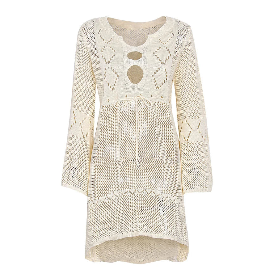 Wholesale Beach Pareos Cover up Embroidery Bikini Cover up Swimwear Women Robe Plage Beach Bathing Suit Cover OEM Service Adults