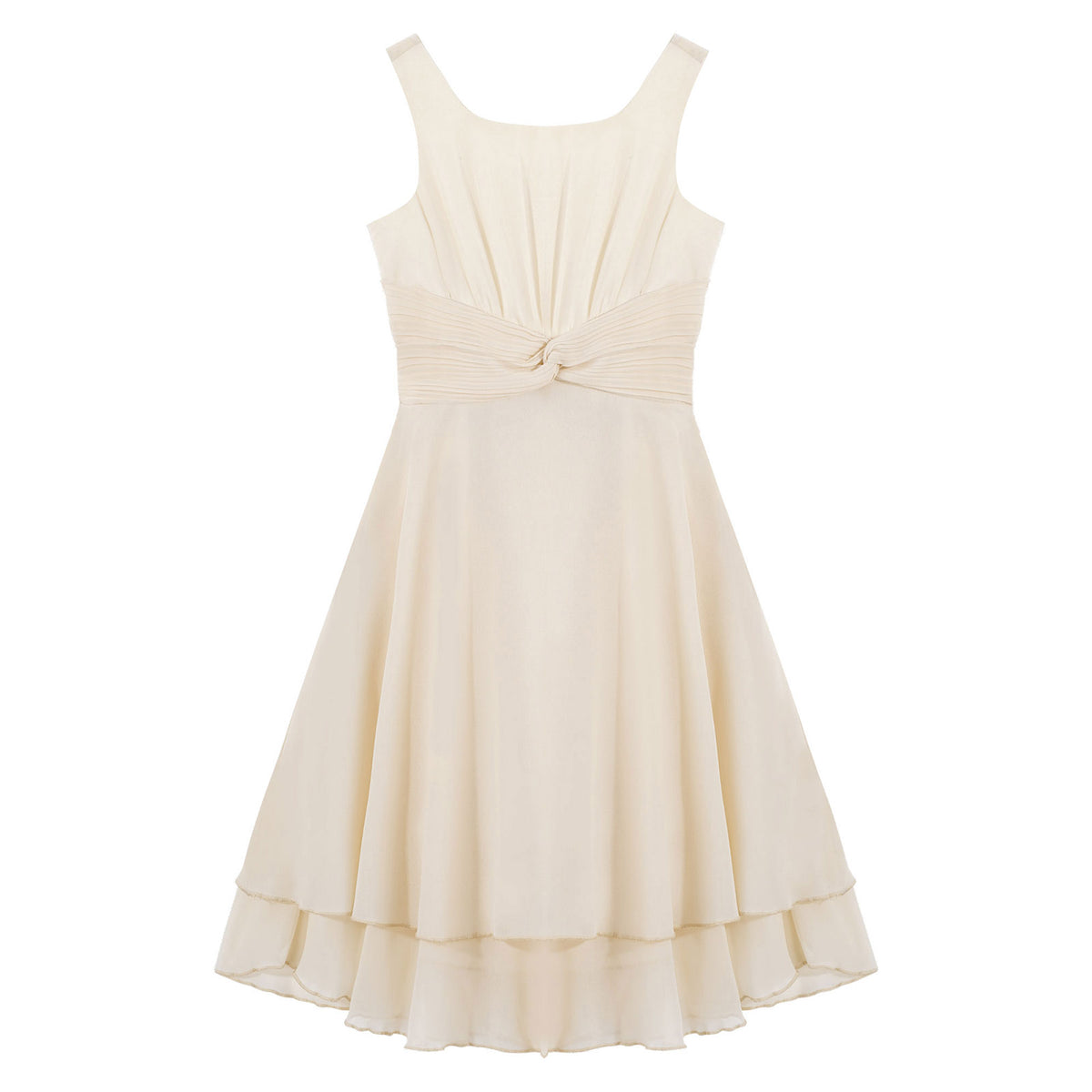 Iiniim Del Bambino Delle Ragazze Del Vestito Chiffon Annodato Vestito Dalla Principessa per la Festa di Compleanno Per Bambini Abiti Bambini Vestiti Da Estate per le Ragazze