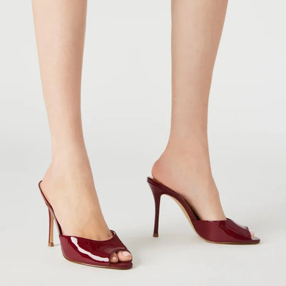 2025 Talons Hauts Antidérapants Sexy Escarpins pour Dames Semelle Intérieure Grande Taille Talon Printemps Extérieur Sandales Légères Bout Pointu Été
