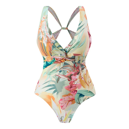 2023 New Design Swimwear Beachwear Ruffled High Waist Bikini Set With Cover up Swim Suits Women Bikinis & Beachwear