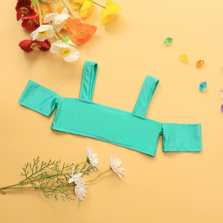 Costume da bagno principessa Sirena Mirabel Isabella Costume da bagno Set Ragazza Estate Beachwear Pool Party Bambini Anna Elsa Rapunzel Costume da bagno