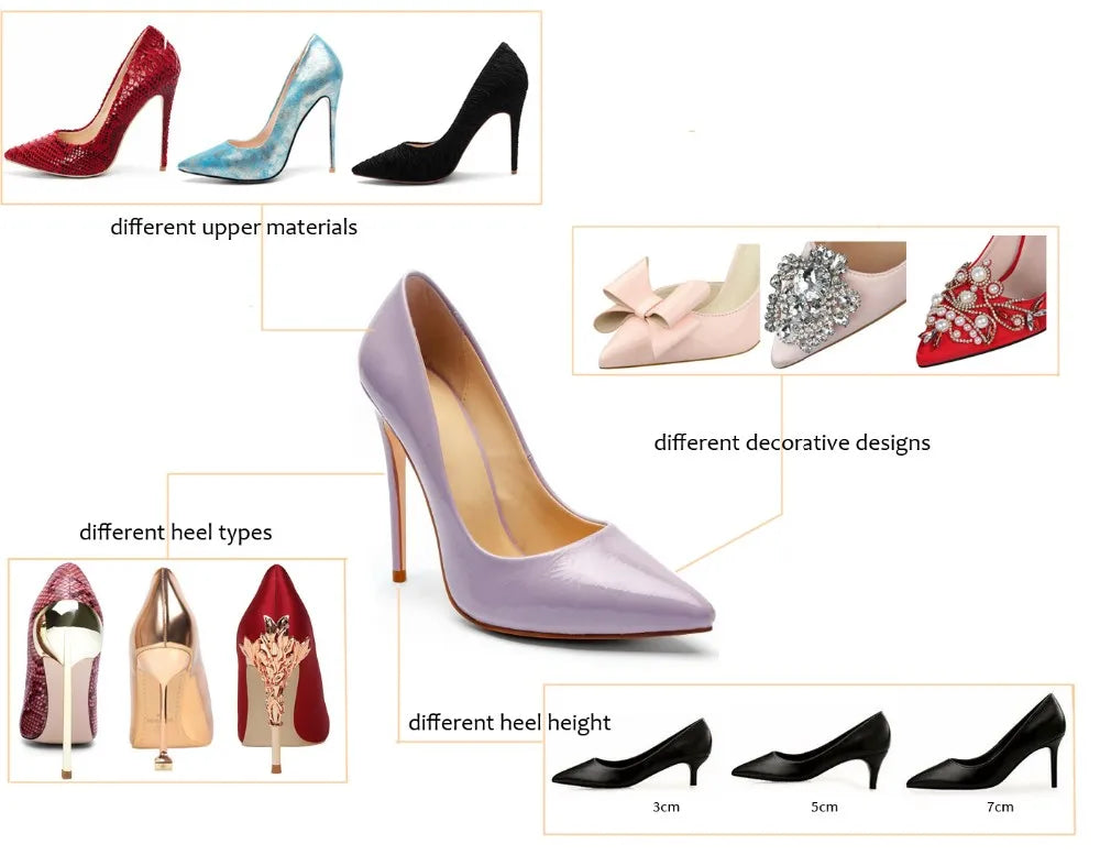 Big Size 45 Women Patent  High Silver Heels Sandals Summer Pointed Toe Back Strap Shoes Single Band Dress Stiletto Slingback