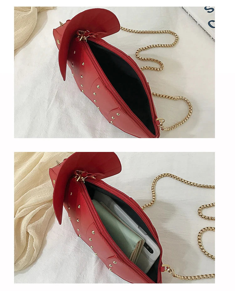 Triceratops Mini Borsa a tracolla per donna Borse e borsette Borsa a tracolla con catena di moda Pochette Borse firmate da ragazza chic 2021