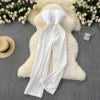Summer Fashion Strapless Jumpsuit with Feather Patchwork and High Waist Breathable Casual Belt for Going Out