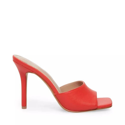 Open Toe Heel Sandals Transparent High Thin Heel Elegant Summer Fashion Trend Sexy Open Counter Type Slip-On Closure for Winter