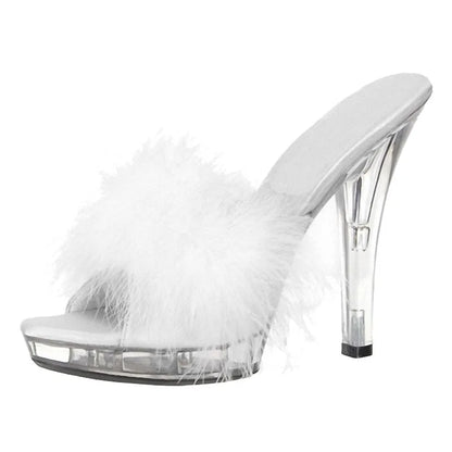13 cm Transparente Stiletto High Heels Mode Leichte Zehenpartie Plateau High Heels Club Sexy Stripper Große Zehenpartie Sommer Sandalen