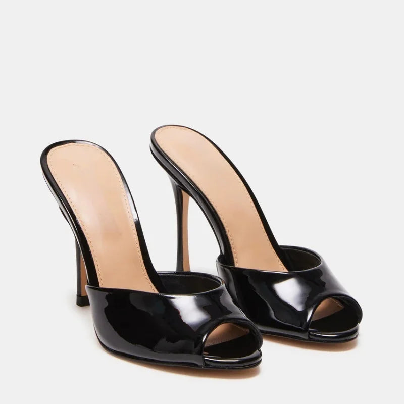2025 Talons Hauts Antidérapants Sexy Escarpins pour Dames Semelle Intérieure Grande Taille Talon Printemps Extérieur Sandales Légères Bout Pointu Été