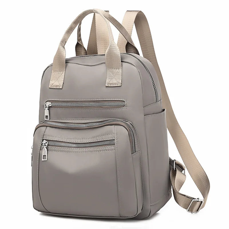 Zaino da donna da viaggio Borse a tracolla Oxford impermeabili casual Borsa da donna di grande capacità Zaino Borsa da scuola nera