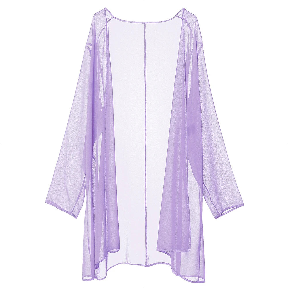 2 pezzi abito in chiffon set donna casual manica lunga cardigan solido abito elegante abiti da festa da sera da sposa abbigliamento abiti
