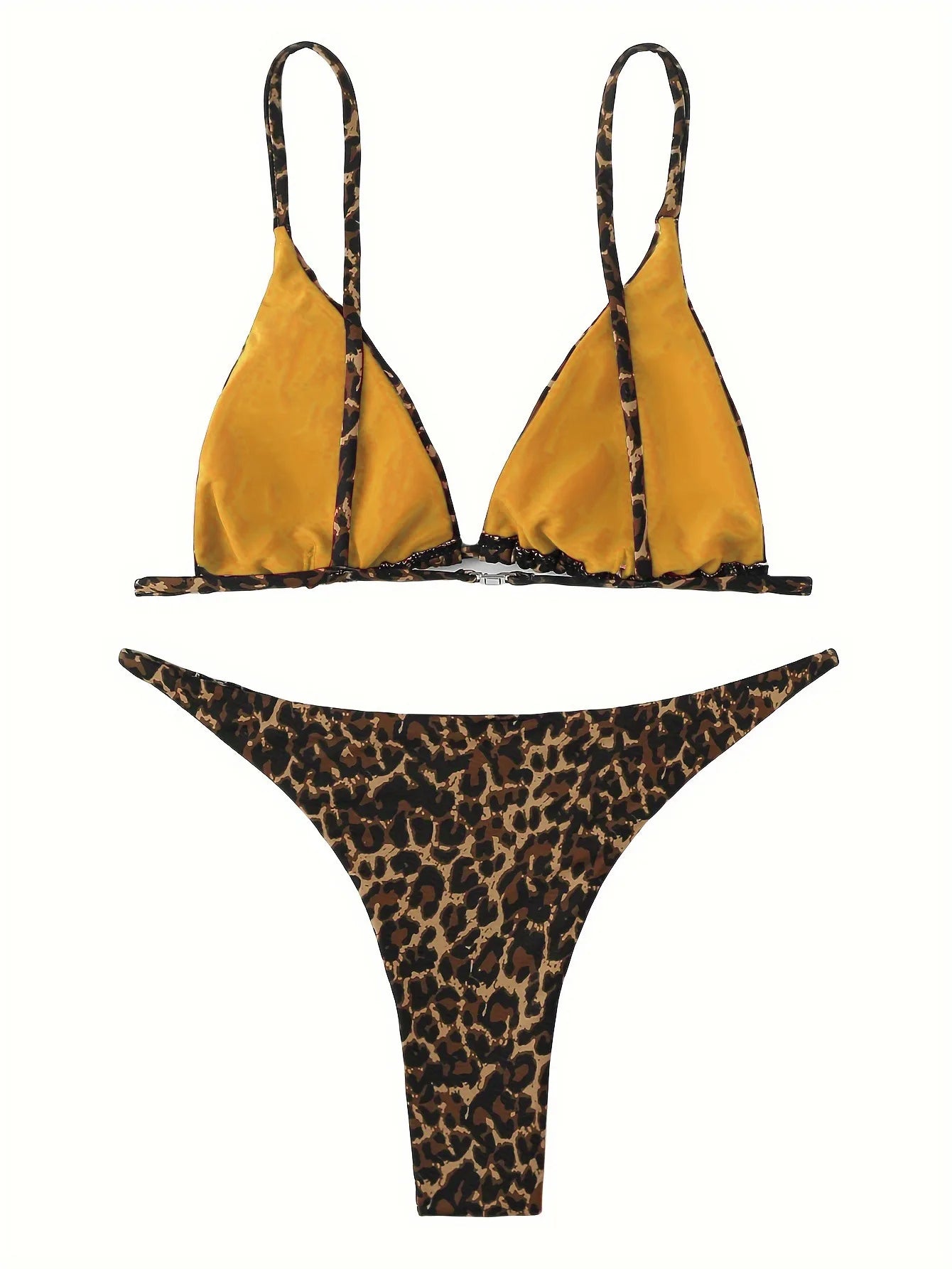 2025 Micro Leopard Bikini Women High Cut Bandage Push up Swimsuit Sexy Bathing Suit Padded Thong Swimwear Summer Beach Vacation