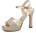 Women's High-Heeled Sandals with Waterproof Platform Pumps Dropshipping Women Sandals Heels for Ladies Shoes
