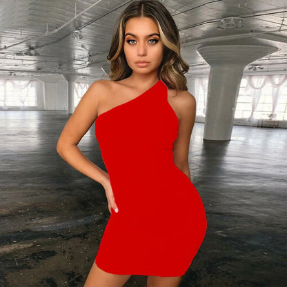Robe sexy Vêtements d'été pour femmes Robe jaune sans dos discothèque moulante Robes asymétriques mini-robe élégante de soirée Vestidos