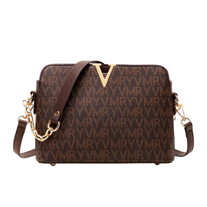 Nuova borsa a tracolla di design di lusso per donna Borse a tracolla a tracolla in pelle Pu Borse da donna a tracolla con catena di moda