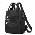 Zaino da donna da viaggio Borse a tracolla Oxford impermeabili casual Borsa da donna di grande capacità Zaino Borsa da scuola nera