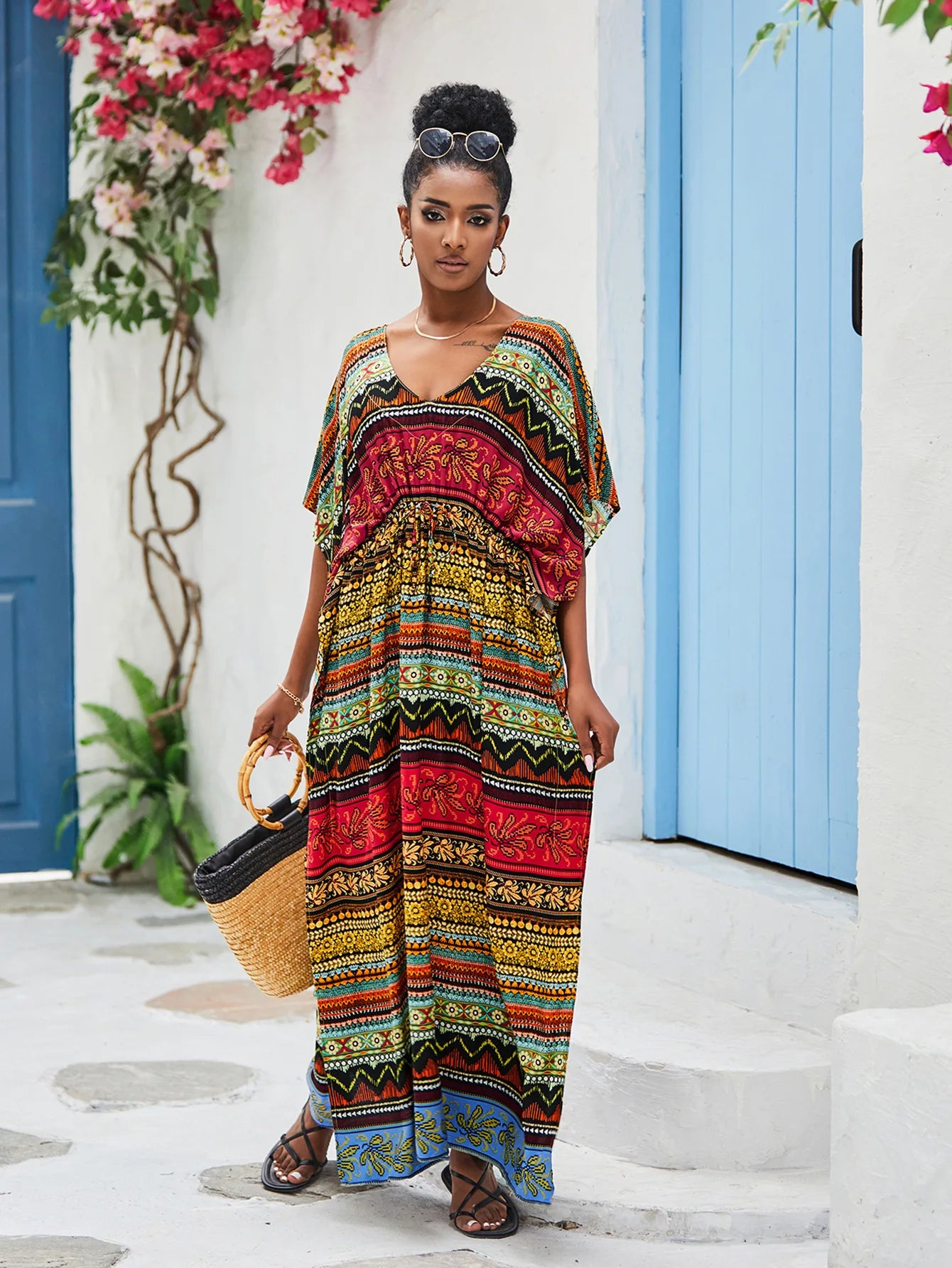 Cover up Women Thong Bikini Swimwear Swimsuit Beach Cover up Sexy Oem Service Kaftan Dresses