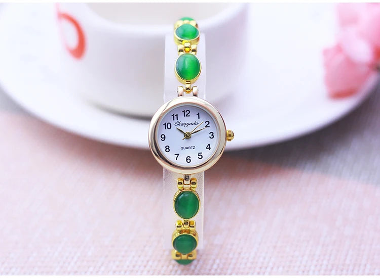 Orologio da Polso da Donna Chaoyada 2026 di Marca Famosa, con Catenella, Regalo per la Mamma, al Quarzo, con Strass, alla Moda, di Lusso