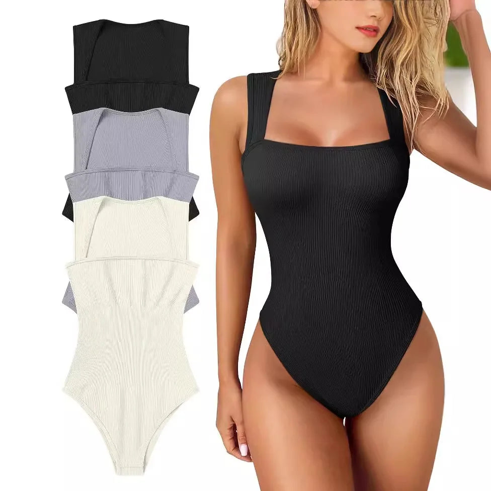 Custom Logo Women's Summer Sexy Vintage Quick Dry Activewear Beach Holiday Elastic Sleeveless Tight Sweatshirt