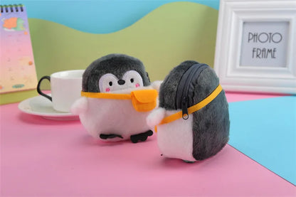 Cartone animato animale ragazzi portamonete in peluche bambini portamonete con cerniera custodia portaoggetti simpatici animali portafogli donna mini borsa regalo per bambini