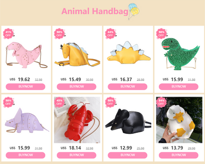 Triceratops Mini Borsa a tracolla per donna Borse e borsette Borsa a tracolla con catena di moda Pochette Borse firmate da ragazza chic 2021