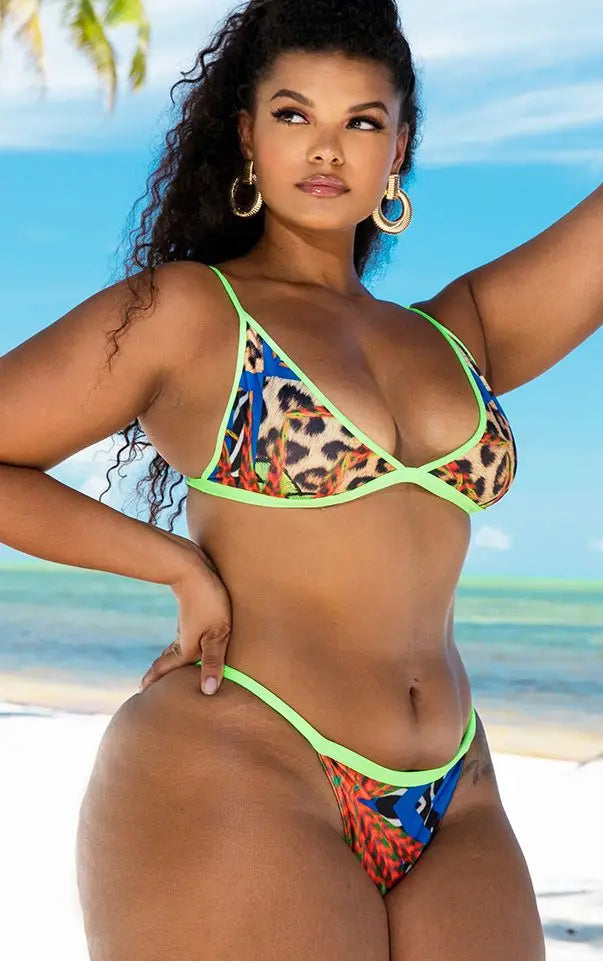 2022 New 4XL 5XL Women Plus Size Swimwear 3 Piece Swimsuit Leopard Print Plus Size Swimwear Bikini for Fat Women