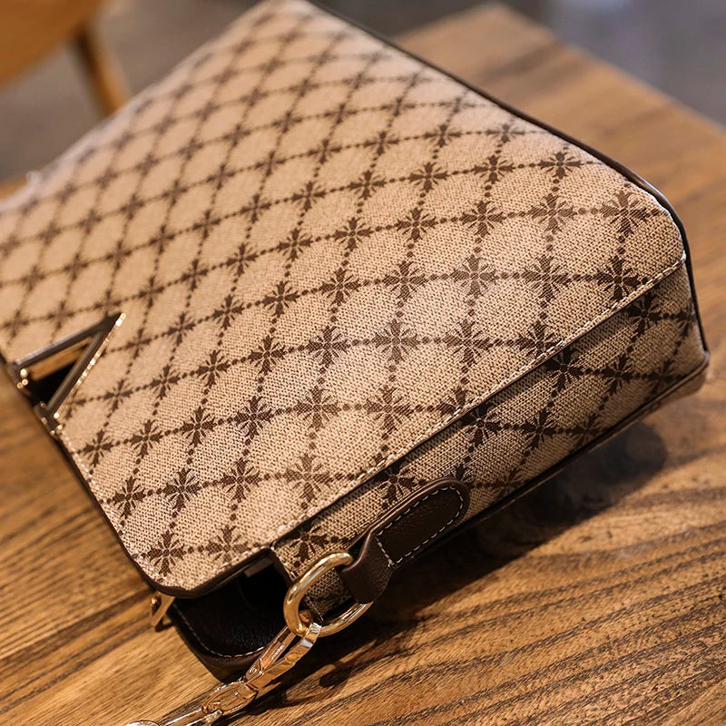 Nuova borsa a tracolla di design di lusso per donna Borse a tracolla a tracolla in pelle Pu Borse da donna a tracolla con catena di moda