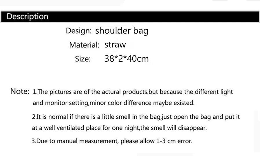 Borsa da spiaggia quadrata in paglia cava Borsa a tracolla intrecciata fatta a mano Borsa da viaggio per lo shopping in rafia in rattan Borsa casual per le vacanze estive bohémien