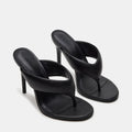 Kundenspezifische Damen-Sandalen mit hohen Absätzen, leicht, Sommer, rutschfest, transparentes Obermaterial, atmungsaktiv, Fersenabsatz mit Höhenzunahme, sexy Stil