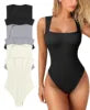 Custom Logo Women's Summer Sexy Vintage Quick Dry Activewear Beach Holiday Elastic Sleeveless Tight Sweatshirt