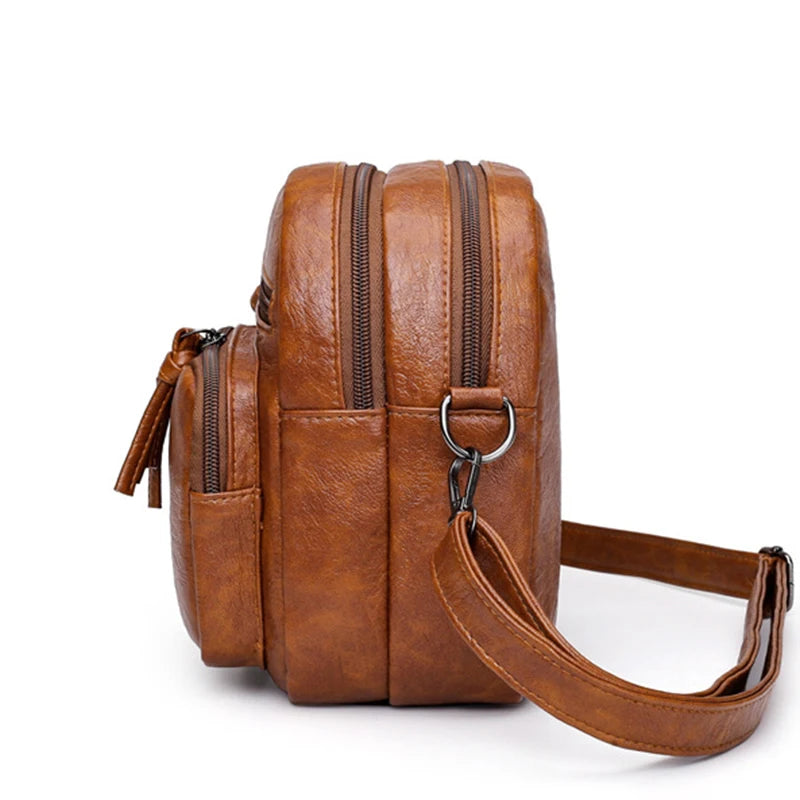 Borsa a tracolla a tracolla di design vintage Borsa casual Borse a tracolla per donna Borsa a tracolla piccola in pelle PU quotidiana per telefono sac