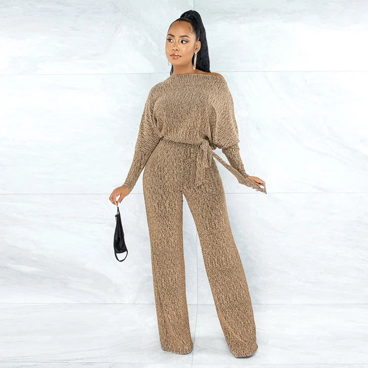 ANSZKTN Damen Frühling Locker Jumpsuit