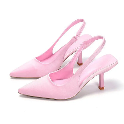 Sandales unies à talons hauts Nouveaux escarpins à bout pointu Escarpins à talons aiguilles pour femmes