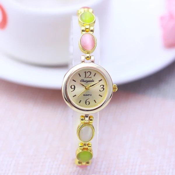Orologio da Polso da Donna Chaoyada 2026 di Marca Famosa, con Catenella, Regalo per la Mamma, al Quarzo, con Strass, alla Moda, di Lusso